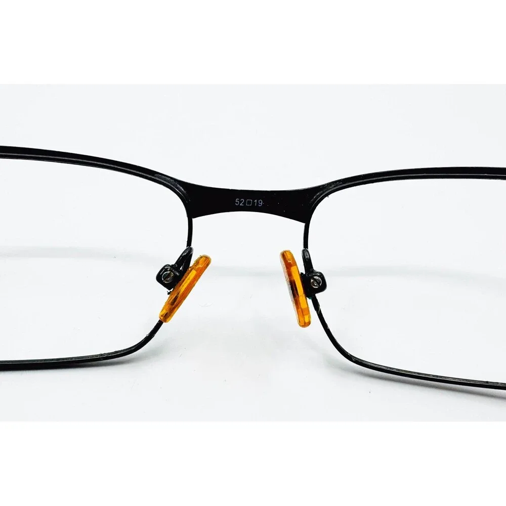 Unbranded Eyeglass Frames Unisex Matte Brown Gunmetal Rectangular 52-19-140